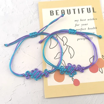 Anime KPop Demon Hunters HUNTR/X Rumi Cosplay Bracelet Woven Rope Chain Pendant Unisex Bracelets Jewelry Accessories