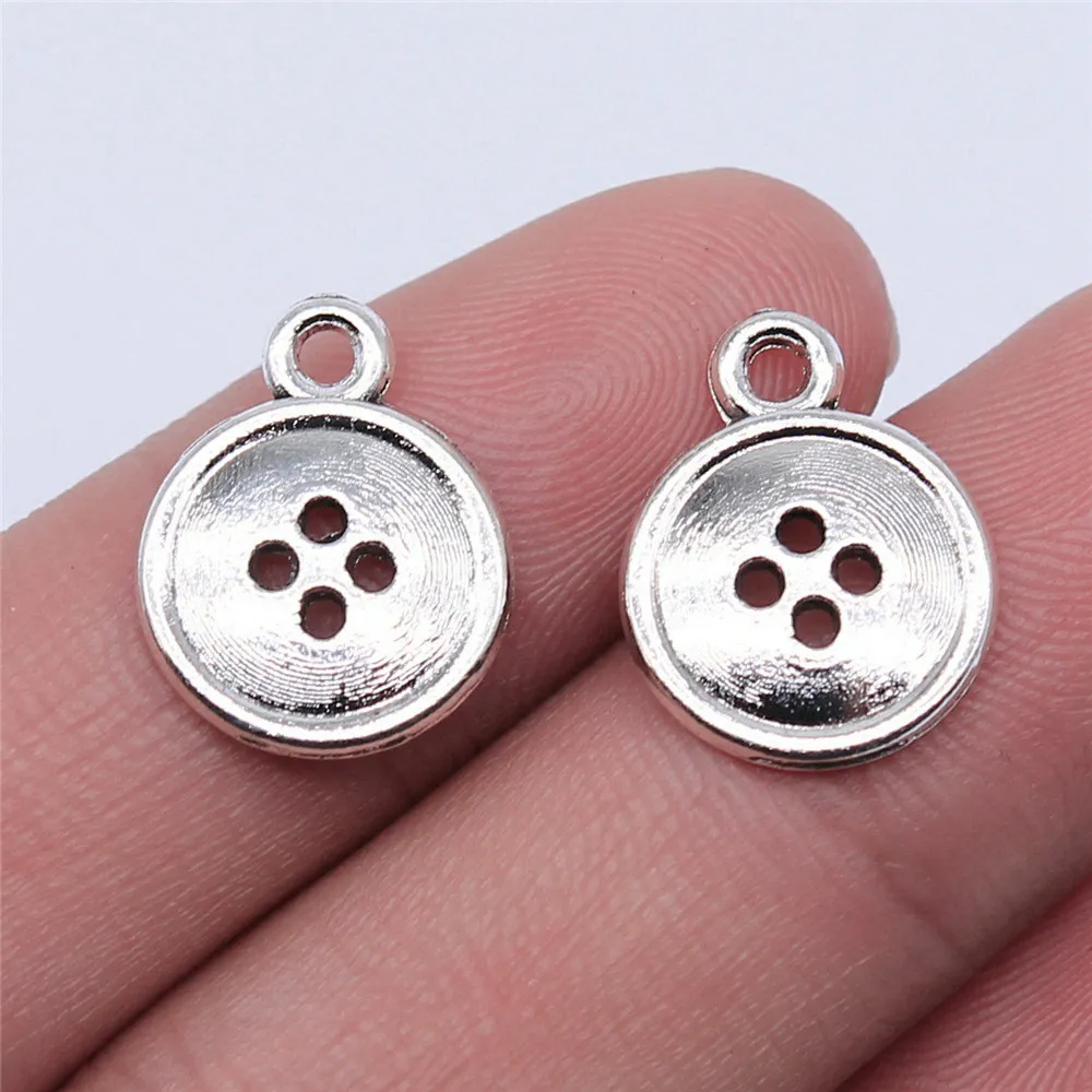 

Jewelry Materials Button Charms Gift Decoration 10pcs