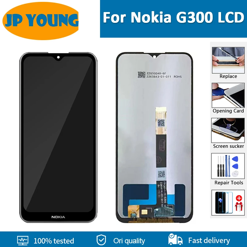 Originale 6.52 "Per Nokia G300 G300 Display Lcd Touch Screen Per Ta-1374 Digitizer Assembly Riparazione Parti Di Ricambio