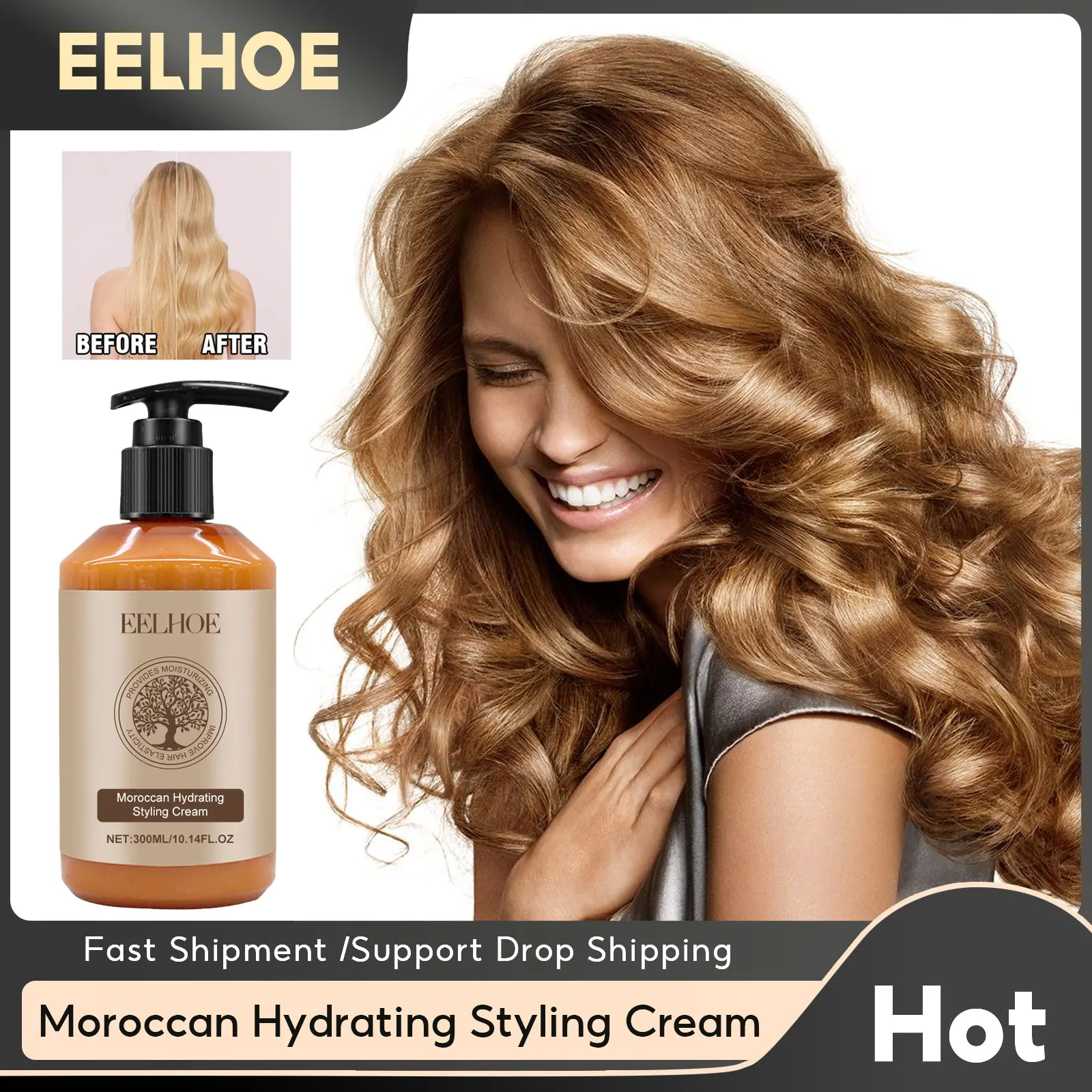 Vlasy volumizing krém vlasy kondicionér marocké vlasy stylingový produktů kroutit se defining vyživují esence hydratační kroutit se enhancers