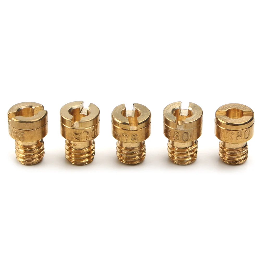 

10Pcst Motorbike 4mm Carburetor Jets #60/65/70/75/80 for racing carburetor 50 60 80cc Motorcycle Parts Replacement