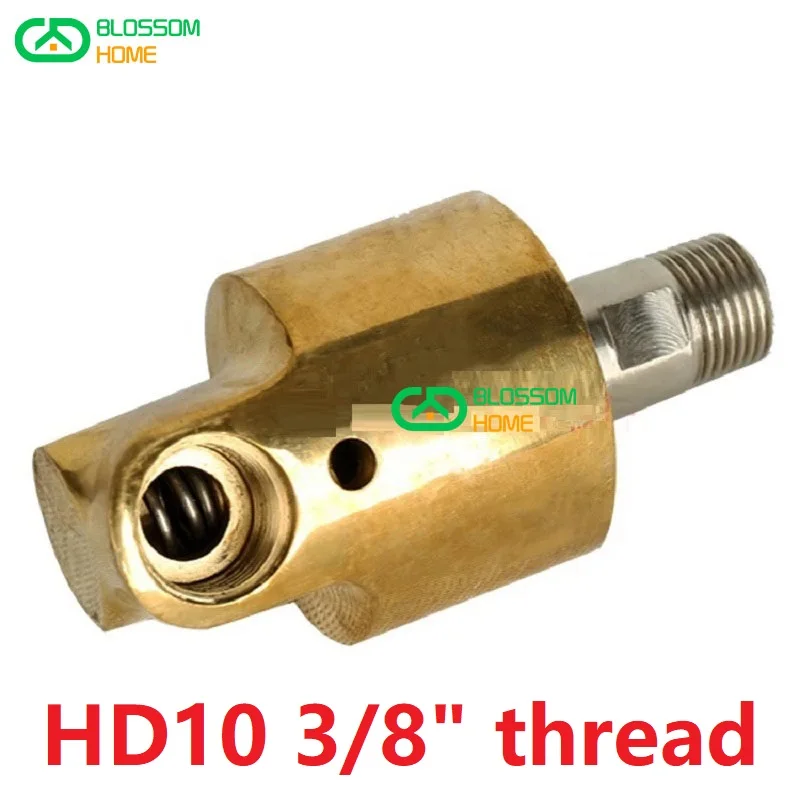 HD10 DN10 3/8 inch rotating joint 360 rotary joint Water air oil swivel coupling Spray universal connector brass rotation union