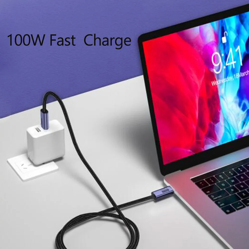 USB 4 Ʈ 3/4 ̺, 20Gbps 100W  , HD  8K @ 60Hz , ƺ, eGPU, ŷ ȣȯ