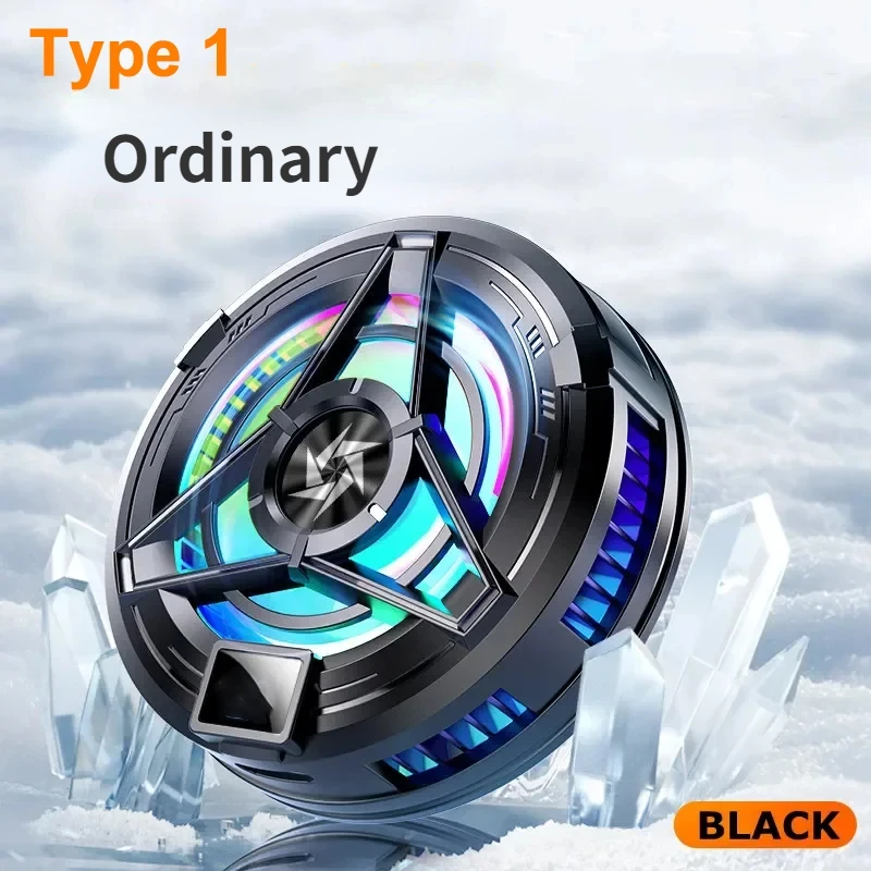 New SL17Magnetic Display/Ordinary Phones Cooler Back-Clip 2in1 Game Cooler for IPhone 15 14 Samsung Xiaomi Huawei Cool Heat Sink