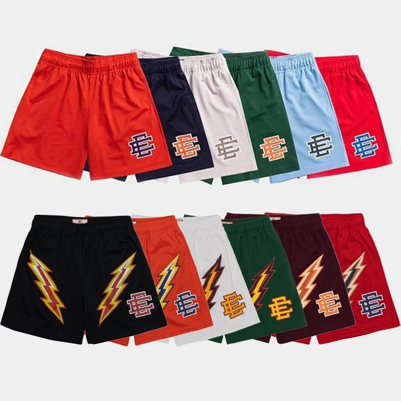 EE Eric Emanuel Men Beach Board Shorts fitness Training Workout Sport Short Pants Women Summer Gym Jogging Mesh Casual Shorts beach board shorts