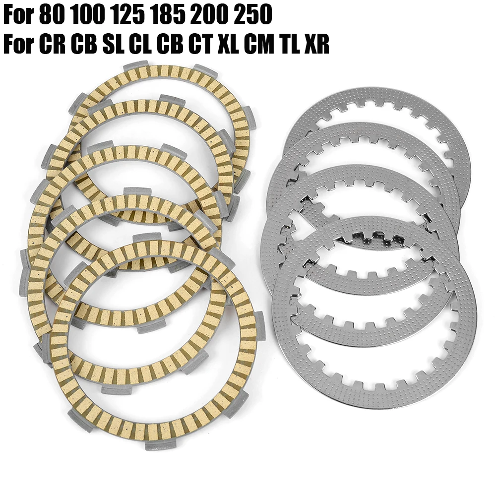 Piastre Frizione Per Honda Cr Cb Clr Cbt Sl Cl Cb Cd Clr Cm Ct Tl Nx Xl Xlr Xr Atc Cm Ctx Tlr 80 85 100 125 185 200