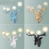 Deer Head Wall Lamps Modern Art Sconce Antlers Wall Mirror Lights for Living Room LED Lighting Fixtures Bedroom Lamp Home Decor 1