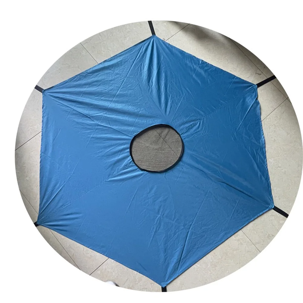Trampoline Protective Cover 6/8/10 Feet Trampoline Cover Waterproof Shade Sun-Protection Roof for Outdoor Backyard Playground