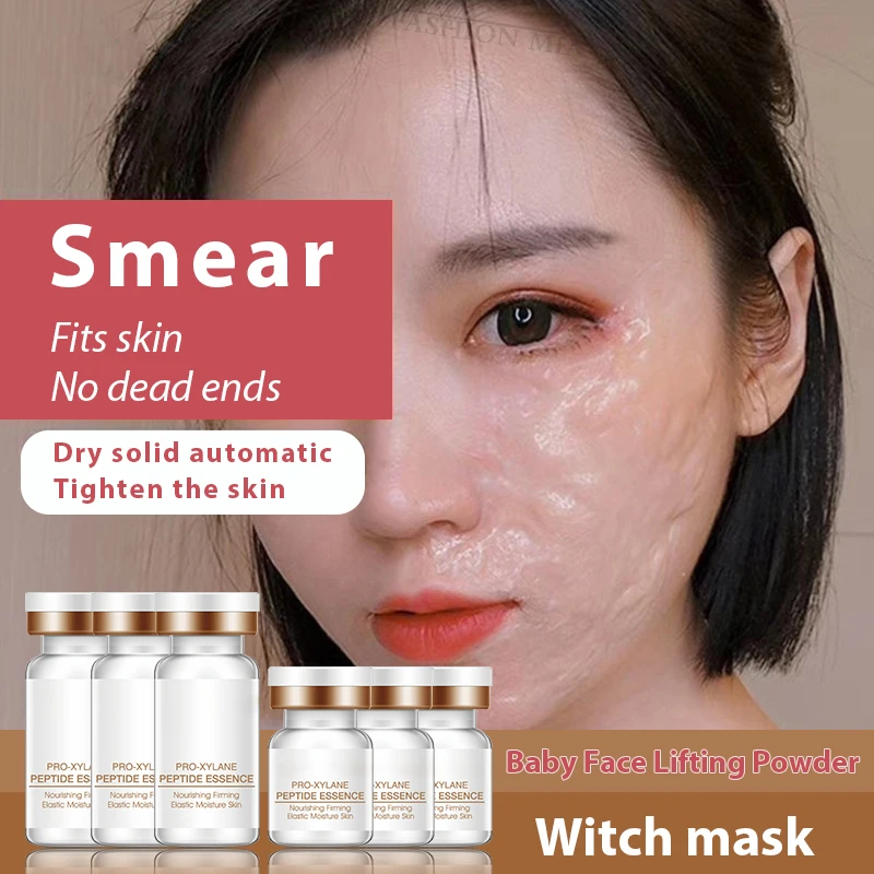 

Korean Cosmetic Anti Aging Peptides DIY Face Mask Miracle Face Lifting Whitening Facial Mask Fine Line Wrinkle Remover Skin Care