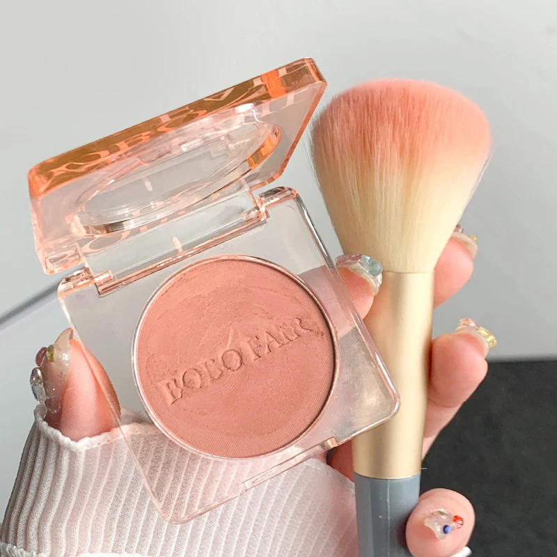 

Натуральные Румяна легко наносится, свежие водостойкие Румяна для макияжа лица, матовые румяна, водостойкие и устойчивые к поту, быстрое нанесение макияжа