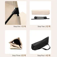 Foldable Camping Chair Outdoor Garden Park Single Lazy Chair Backrest Cushion Picnic Camping Folding Back Chair Beach Chairs - Image 7