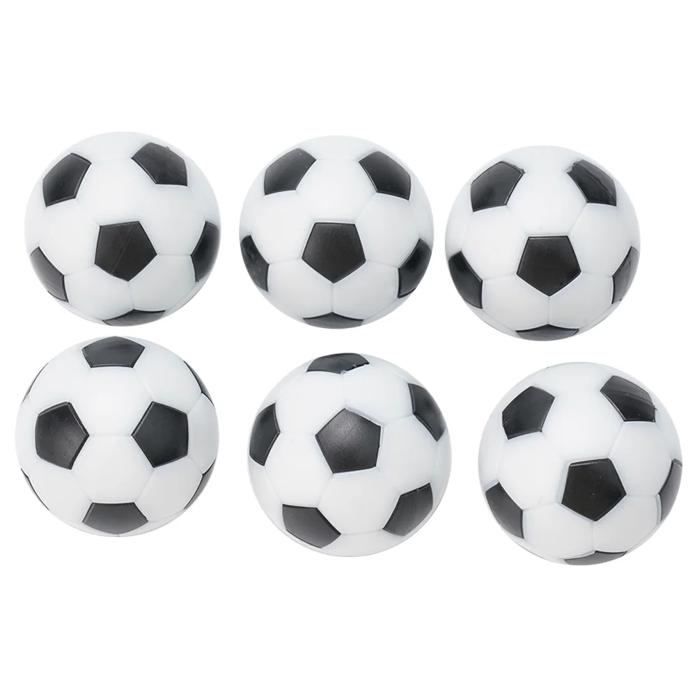 6pcs Table Balls 32mm 36mm Mini Foosball Kicker Spare Soccer Indoor Games Fussball Flexible Trained Relaxed Kids/Child Children