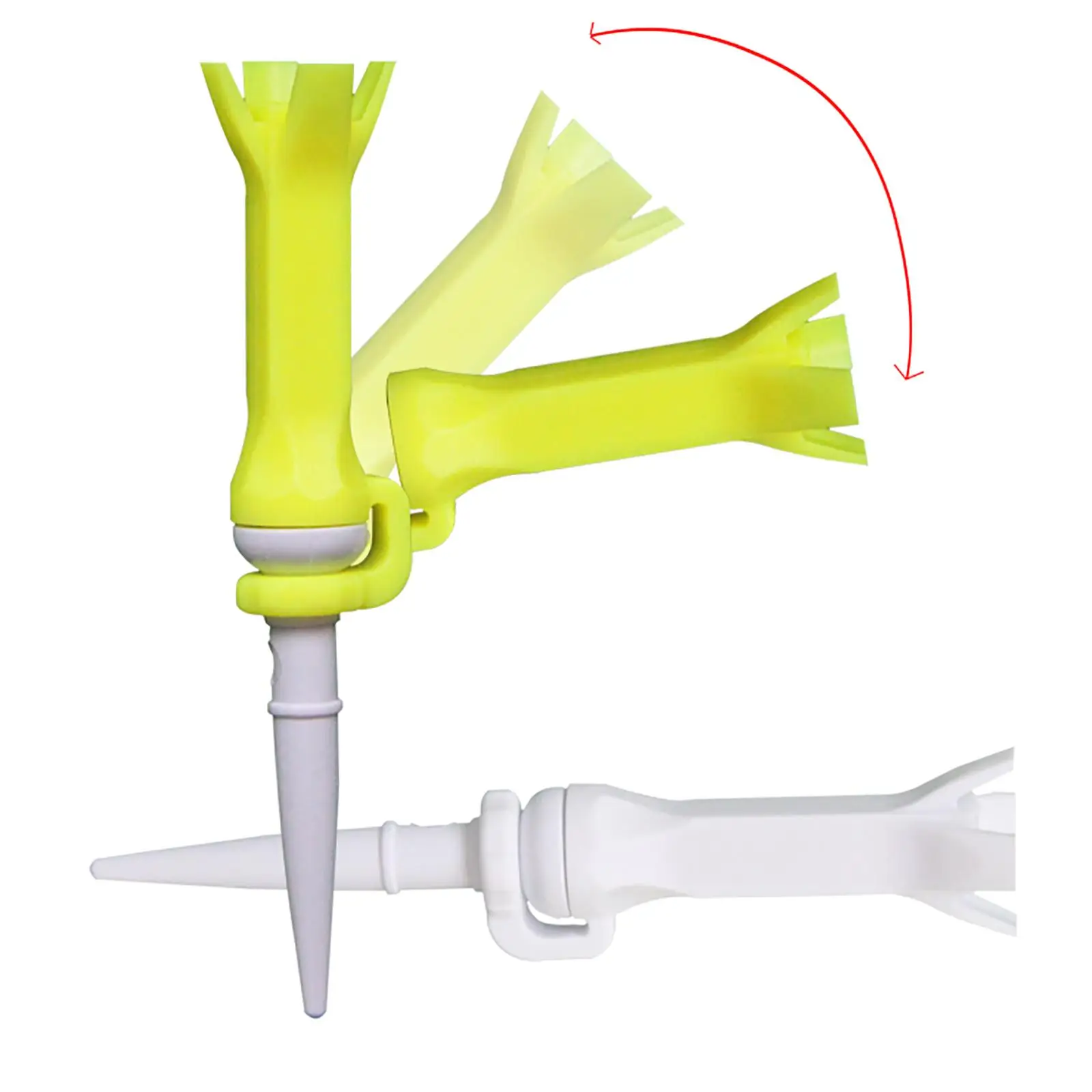 4X Professional Golf Tee 4 Prongs Claw Top Plastic 3''Long Golf Training Aids