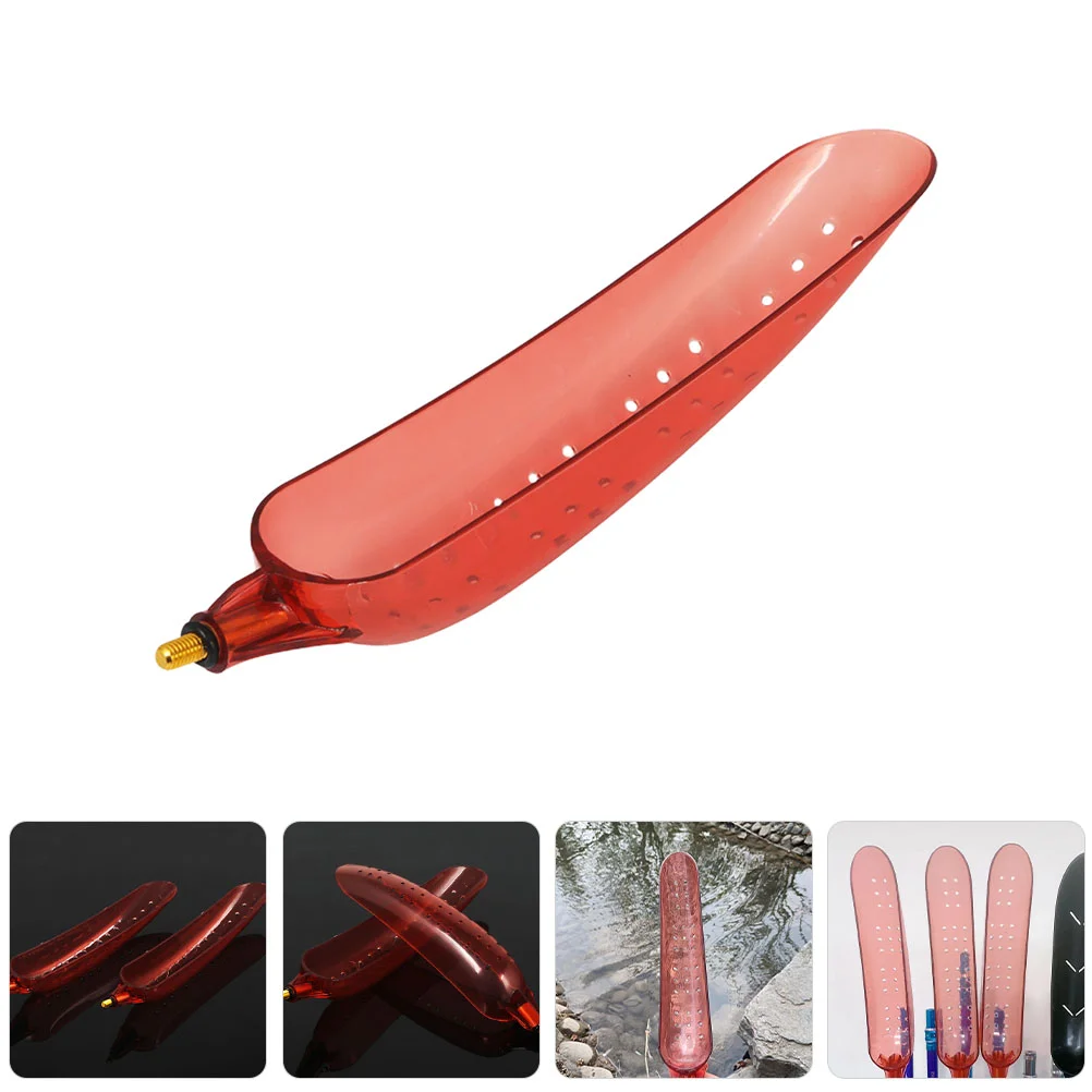 

Tool Nesting Spoon Bait Thrower Device Premium Lure Holder Fishing Baiting Throwing Feeding Tools Red Feeder