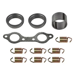 UTV Exhaust Pipe Manifold Gasket and Spring Rebuild Kit for Polaris RZR 800 2008-2010 5811511 3610047