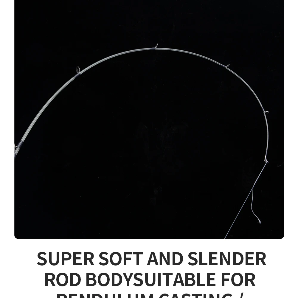 Description Picture 4 of itemFishingfans 1.32m Cork Handle Fiber Glass FUJI O GUIDE Casting Rod Crappie Panfish Shrimp Spinning UltraLight Fishing Rods