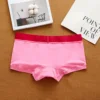 Men's cotton underwear low waist letter tide comfortable sweat-absorbent boxer shorts 5