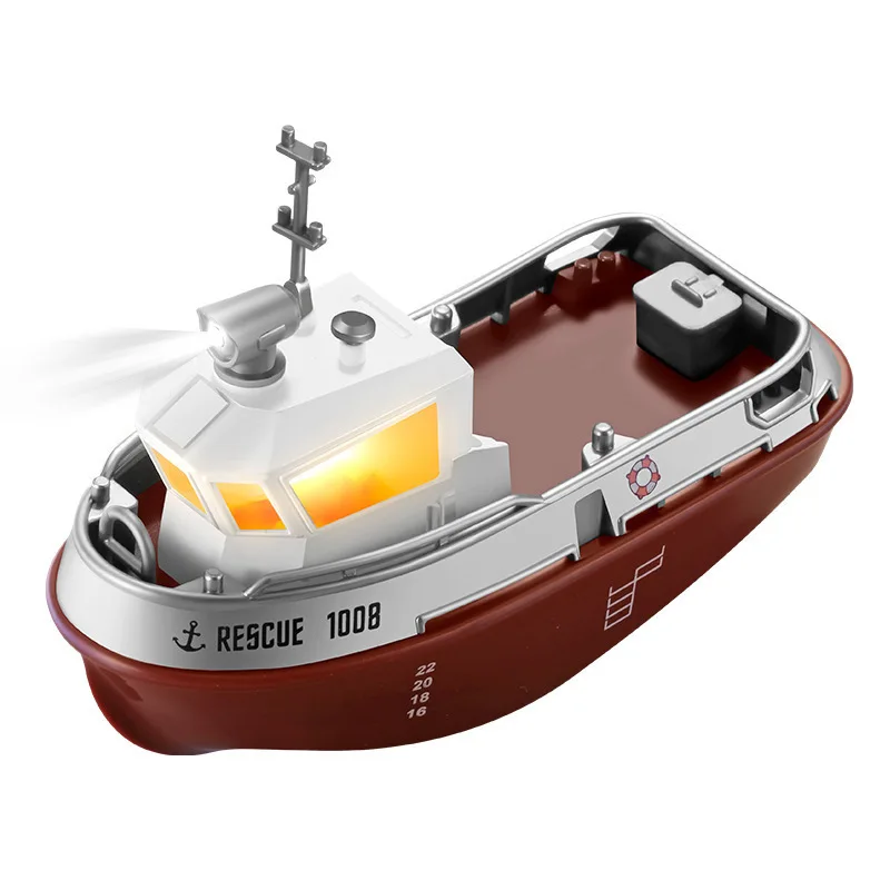 1:32 Remote Control Boat Mini Charging High-Speed Speedboat Rc Speedboat Tug Toy Can Be Launched Model Boat Child Birthday Gift 5