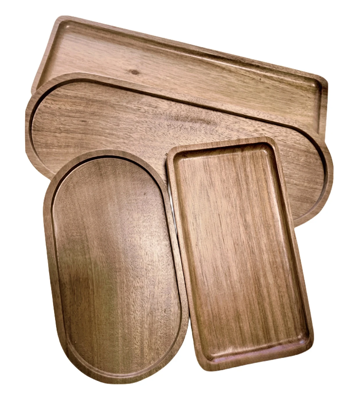 Tableware Solid Wood Food Tray Round Rectangle Dessert Plate Japanese-style Wooden Snack Fruit Tea Saucer Pallet Kitchen Supply for wooden serving tray,tea tray,dessert plate