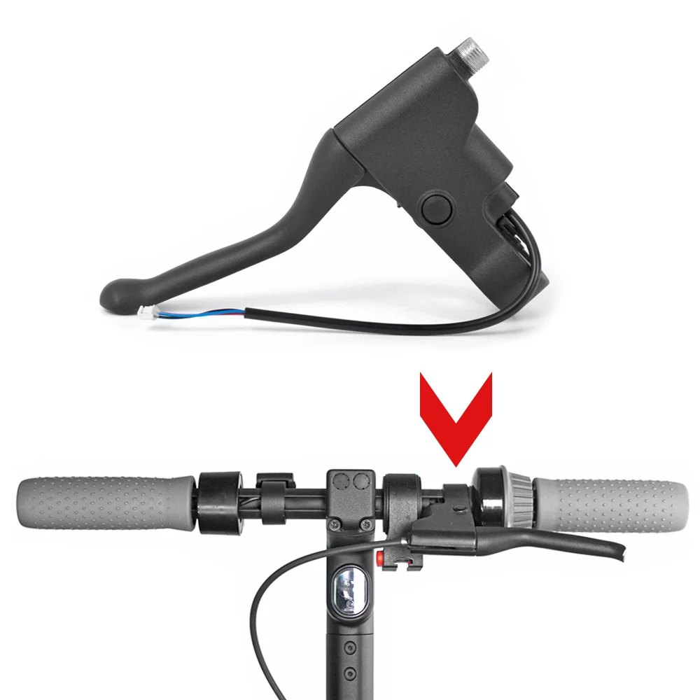 Handle Brake Lever For Segway Ninebot Max G30 Electric Scooter Aluminium Alloy Finger Brake Handle Assembly Riding Replacement