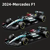 Bburago 1:43 Mercedes-AMG F1 W15 E Performance 2024 Alloy Car Miniature Diecast Model 44# Lewis Hamilton 81# George Russell Toy 1