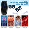 Electric EMS Acupuncture Body Massage Physiotherapy Tens Muscle Stimulator Therapy Slimming Machine Electro Stimulator 10Pads 3