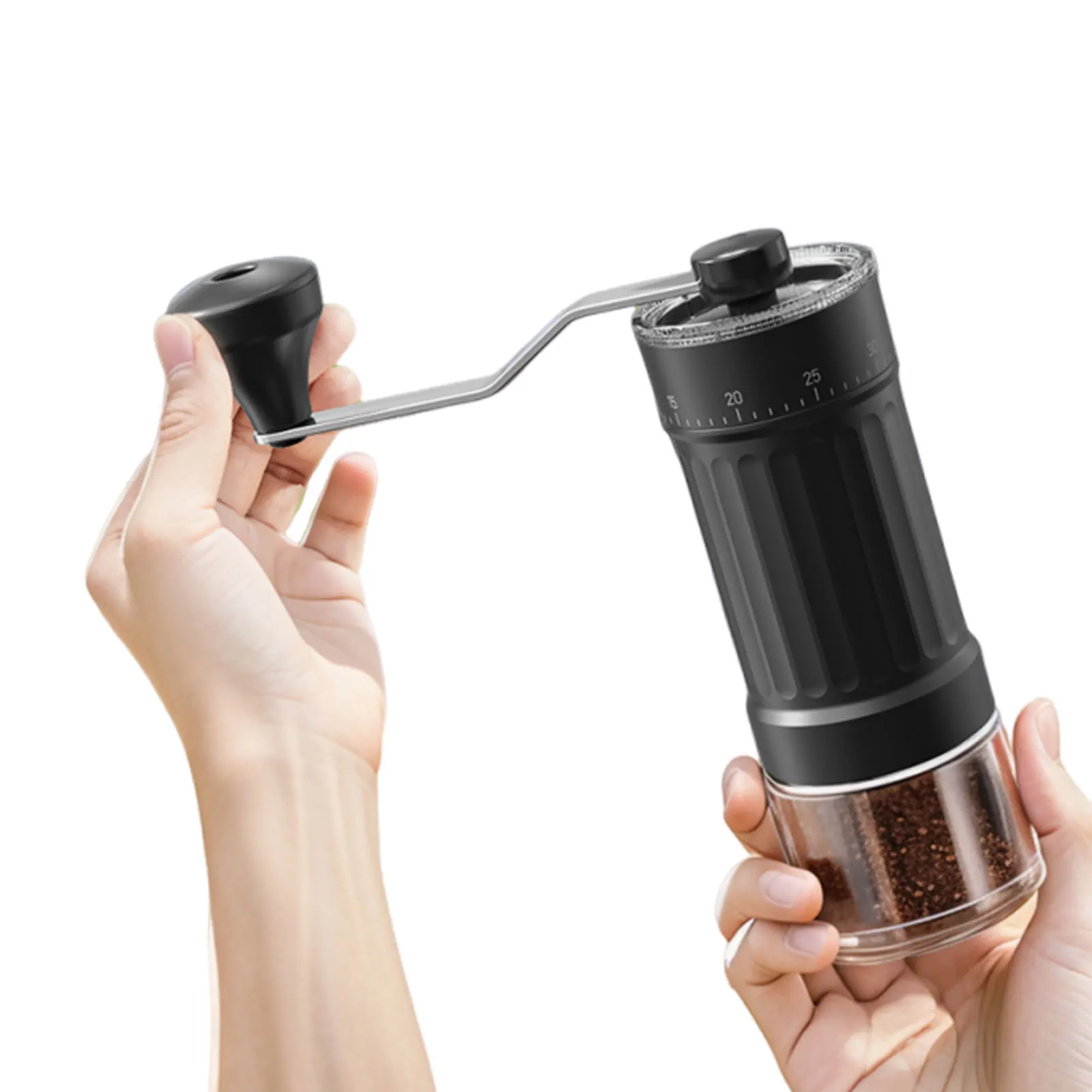 Description Picture 4 of itemCoffee Grinders for Home Use Manual Coffee Grinder 40 Grind Size Settings Ceramic 2.0 Burr Portable for Home  Or Camping