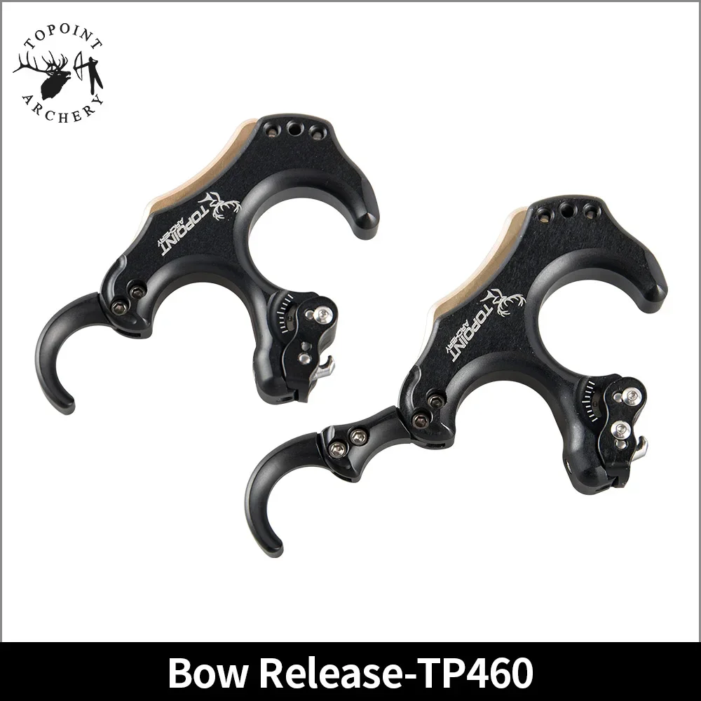 

1piece Topoint TP460 Compound Bow Release Archery 3/4 Finger Grip Thumb Trigger Shooting Hunting Accessories