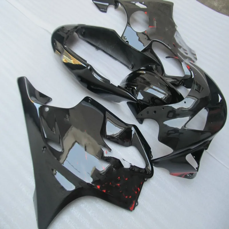 Vendite Calde, Kit Carrozzeria Nero Rosso Per Cbr600 F4 1999 2000 Cbr 600 F4 600 F4 99 00 Kit Carenatura Moto Stampaggio Ad Iniezione