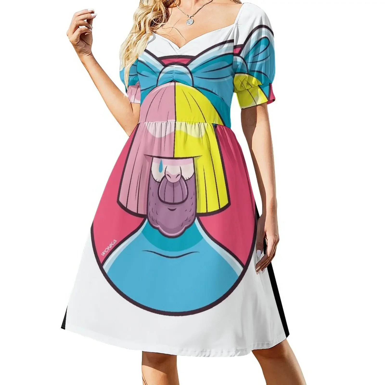 Vestido sin mangas WIG Falda de verano para mujer Ropa de mujer Vestidos de fiesta Vestido de mujer
