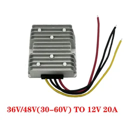 Universal High - Power DC to DC Converter: 24V - 90V to 12V Voltage Step - Down Regulator - 12V (20A48V(30 - 60V)to12V)