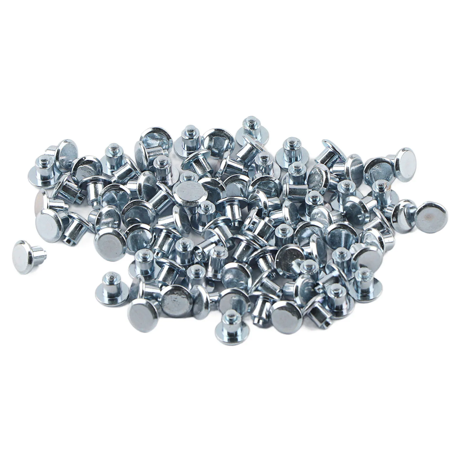 6.5mm/0.26" Wheel Tyre Stud Screws Snow Tire Spikes 100pcs for Bike Motorcycle ATV Shoes wheel tyre studs