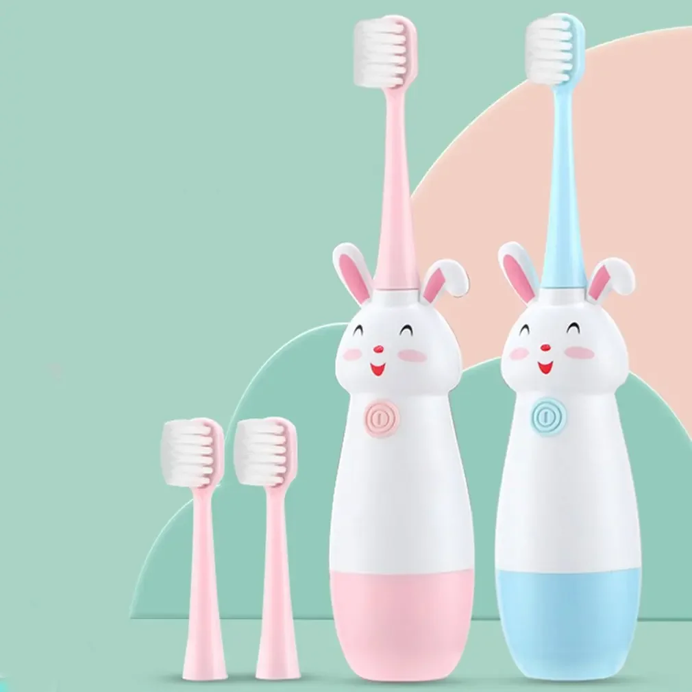 Electric Toothbrush Brush Head Household Smart Sonic Toothbrush Portable Non-slip for Children