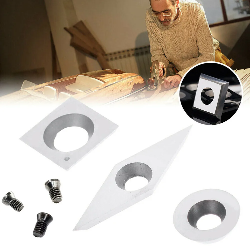 

Take Your For Woodworking to the Next Level with Tungsten Carbide Inserts Set for For Wood Lathe Turning Tools