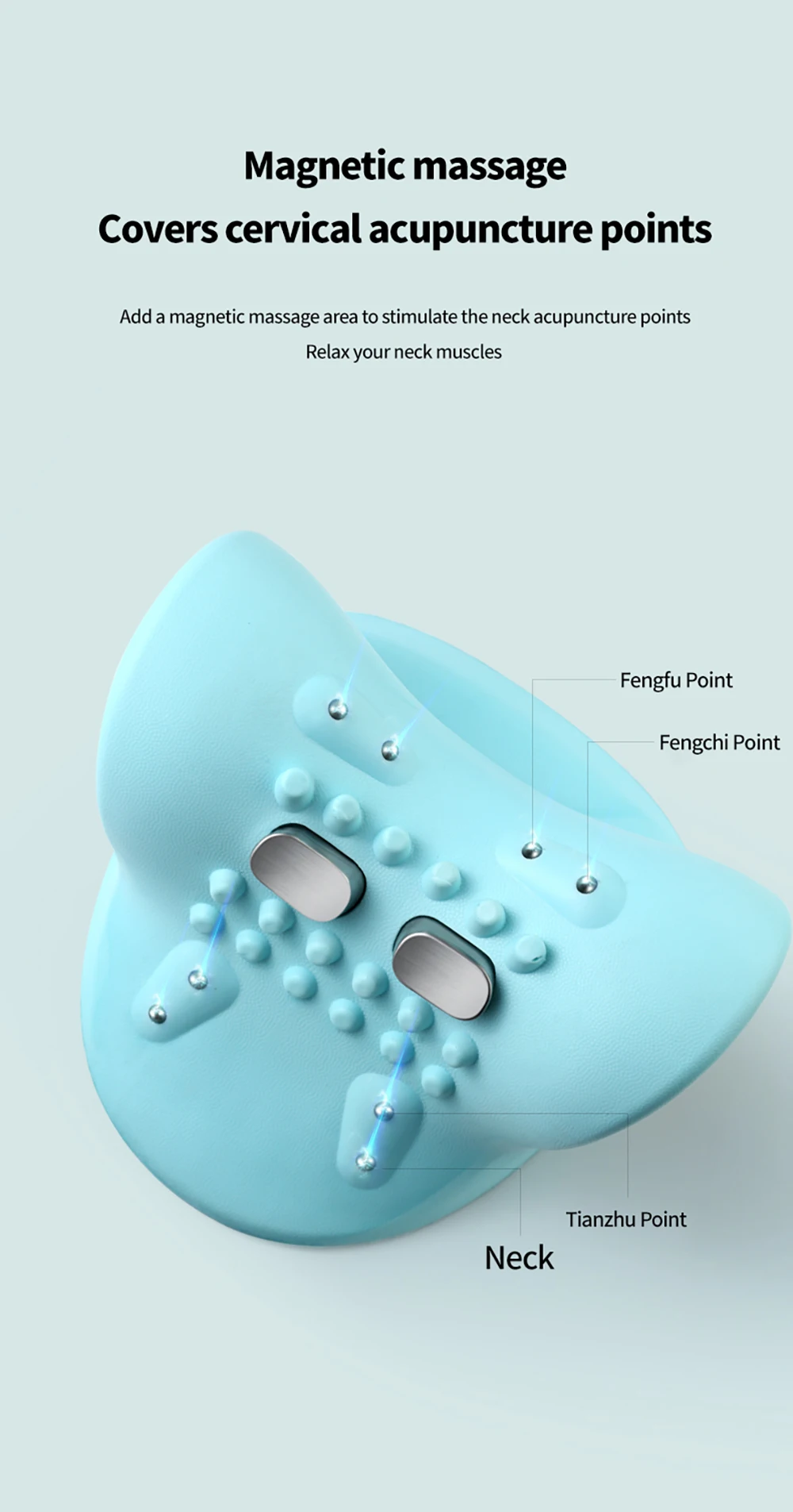 EMS Massager Multifunctional Infrared Heating Airbag Neck Traction Vibration Cervical Spine Shoulder Support Relax_voghion.com