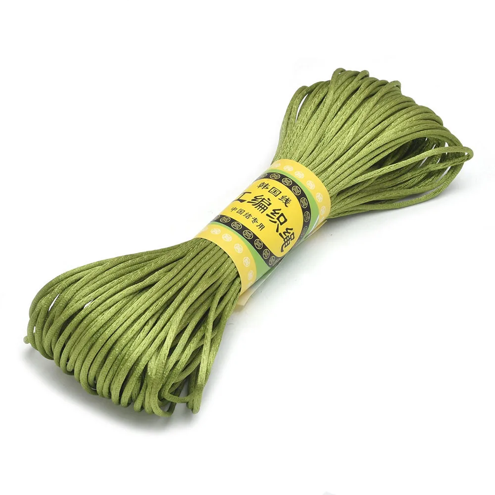 Luxurious 20M Nylon Satin Beaded Rope
