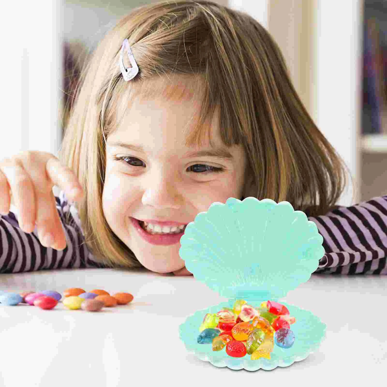 

10pcs Shell Candy Boxes Shell Storage Container Jewelry Box Wedding Party Favor