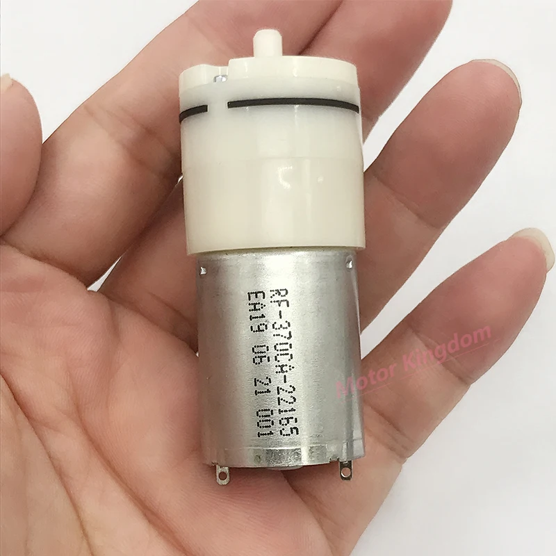 Aquarium Air Pump Micro DC 3V 3.7V 5V 6V 12V 24V 370 Motor Vacuum Air Pump