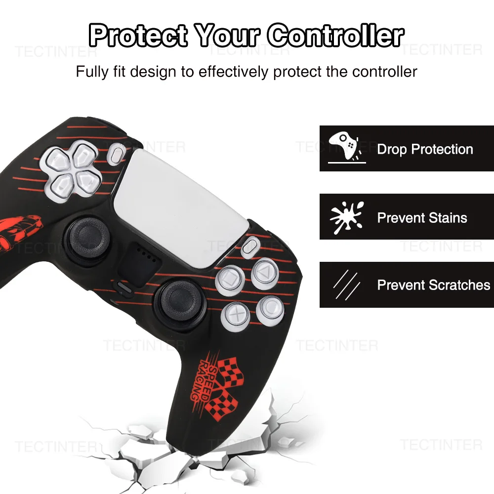 Aazon.co: PS5 Edge Controller Cover, Protective Case For PlayStation...