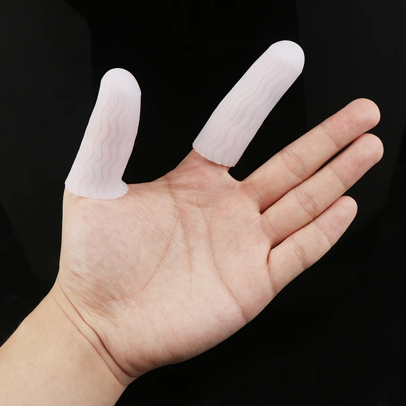 Of Silicone Finger Caps With Gel Sleeves For Pain Relief And