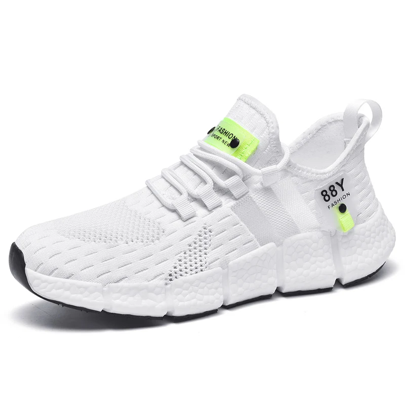 

Men's Outdoor Running Shoes Non-slip Sports Shoes Knitted Breathable Lightweight Mesh Men's Casual Comfortable Shoes