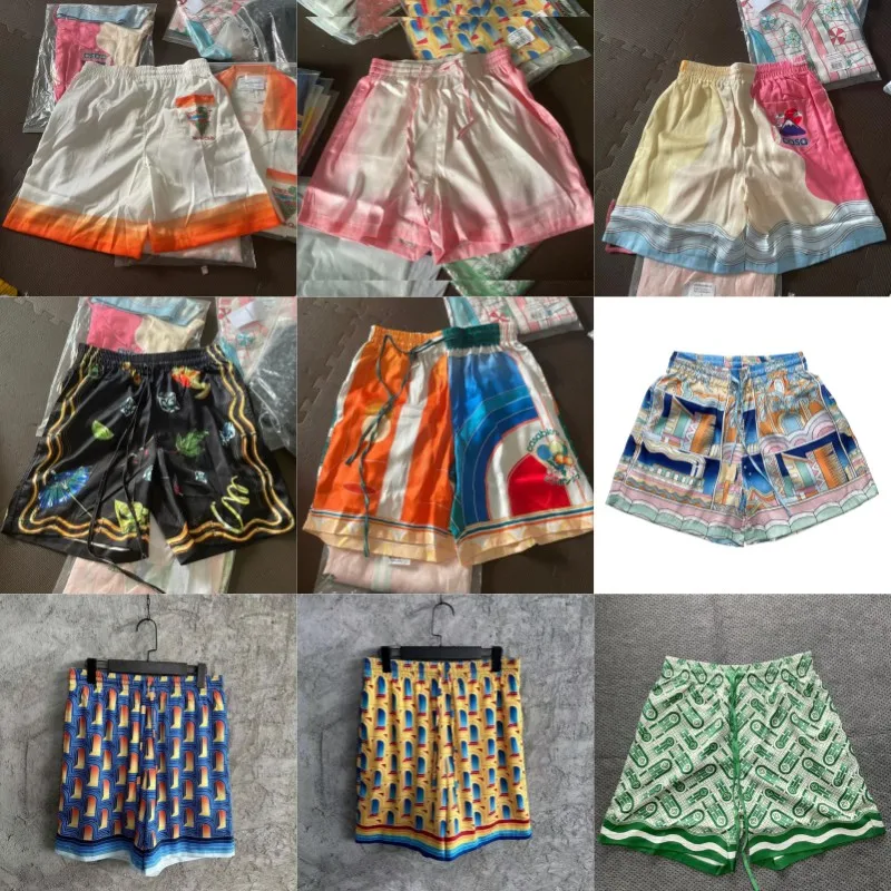

CASABLANCA Shorts Collection High Quality Table Tennis Club Causal Loose Hawaiian Shorts for Men Women basketball shorts
