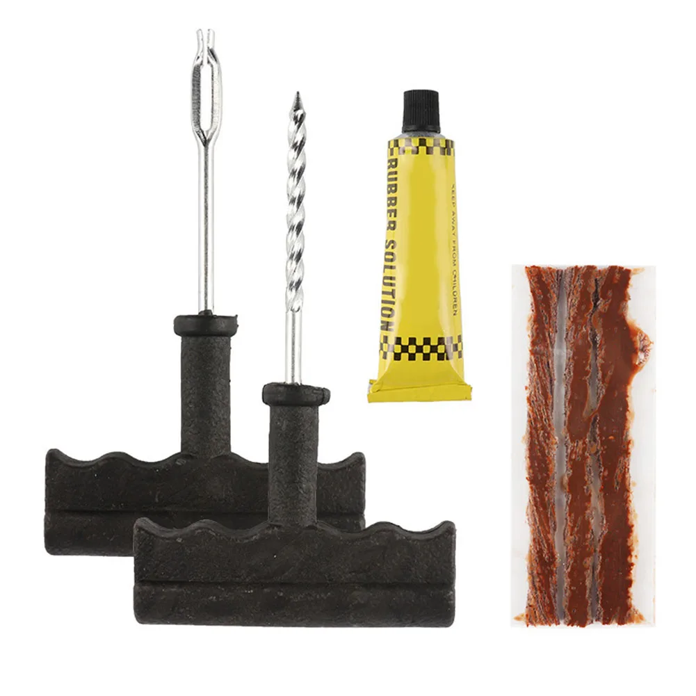 

Puncture Repair Kit Car Van Motorcycle Tyre Plug Tubeless Flat Tire Repair Tool Rapper Tool For Tire Hole Widening And Cleaning