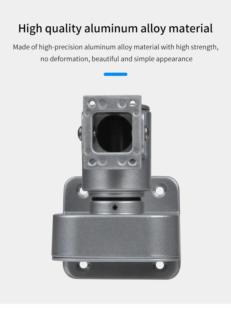 Aluminum Alloy Universal Gimbal Holder Base Wire Brackets for Face Recognition A