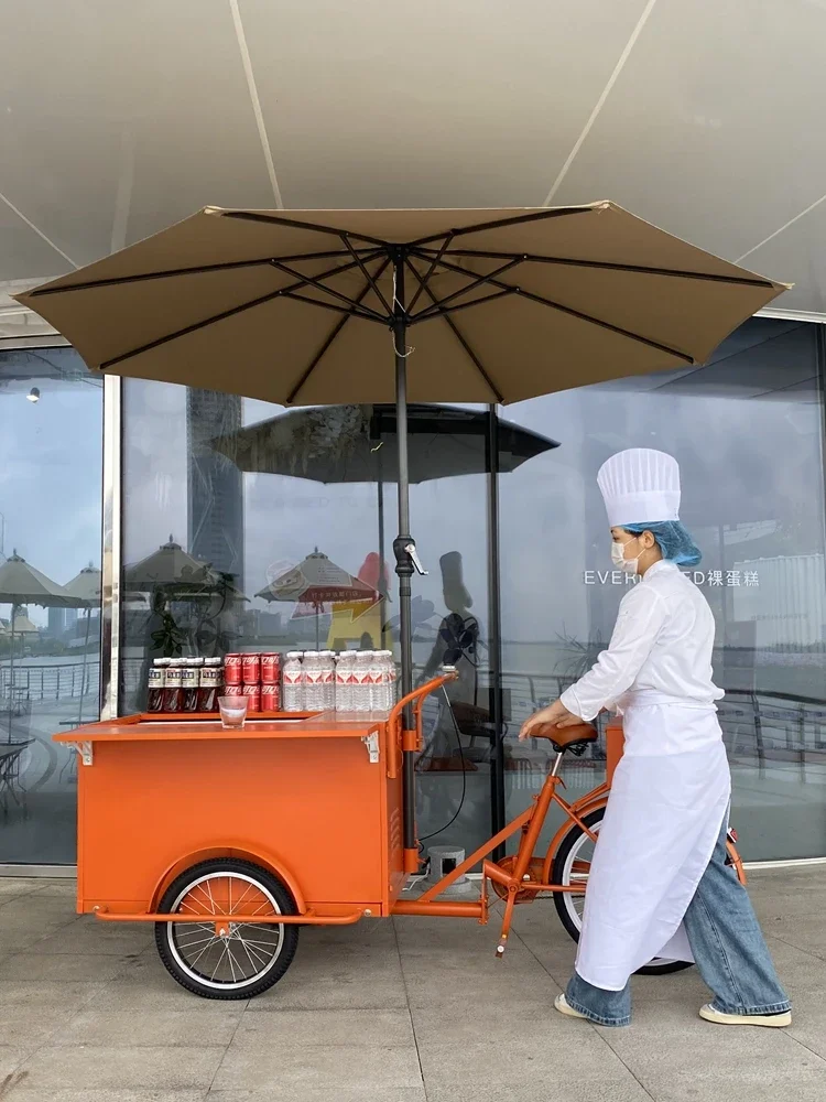 Internet celebrity food truck milk tea coffee truck ice cream stall equipment snowflake cheese machine commercial multi-fu
