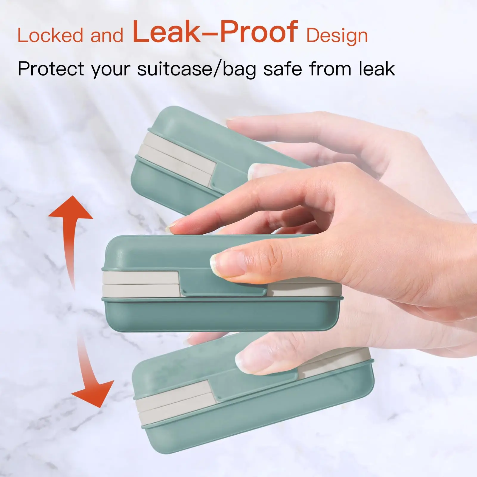 Soap Holder Soap Dish 1 Pack Bar Soap Holder for Shower, Travel Soap Case with Lid for Gym Camping Essentials Travel Toiletries 3