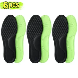 Sport Orthopedic Insoles - Breathable EVA Shock - Absorbing Foot Support Pads - EU35 - 36 (B - black 3pairs)