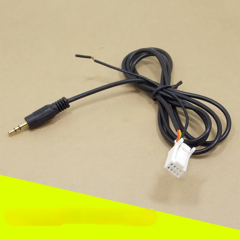 

For SubaruW44 Forester 6 Disc Player XV Audio Input AUX Cable Plug 1pcs