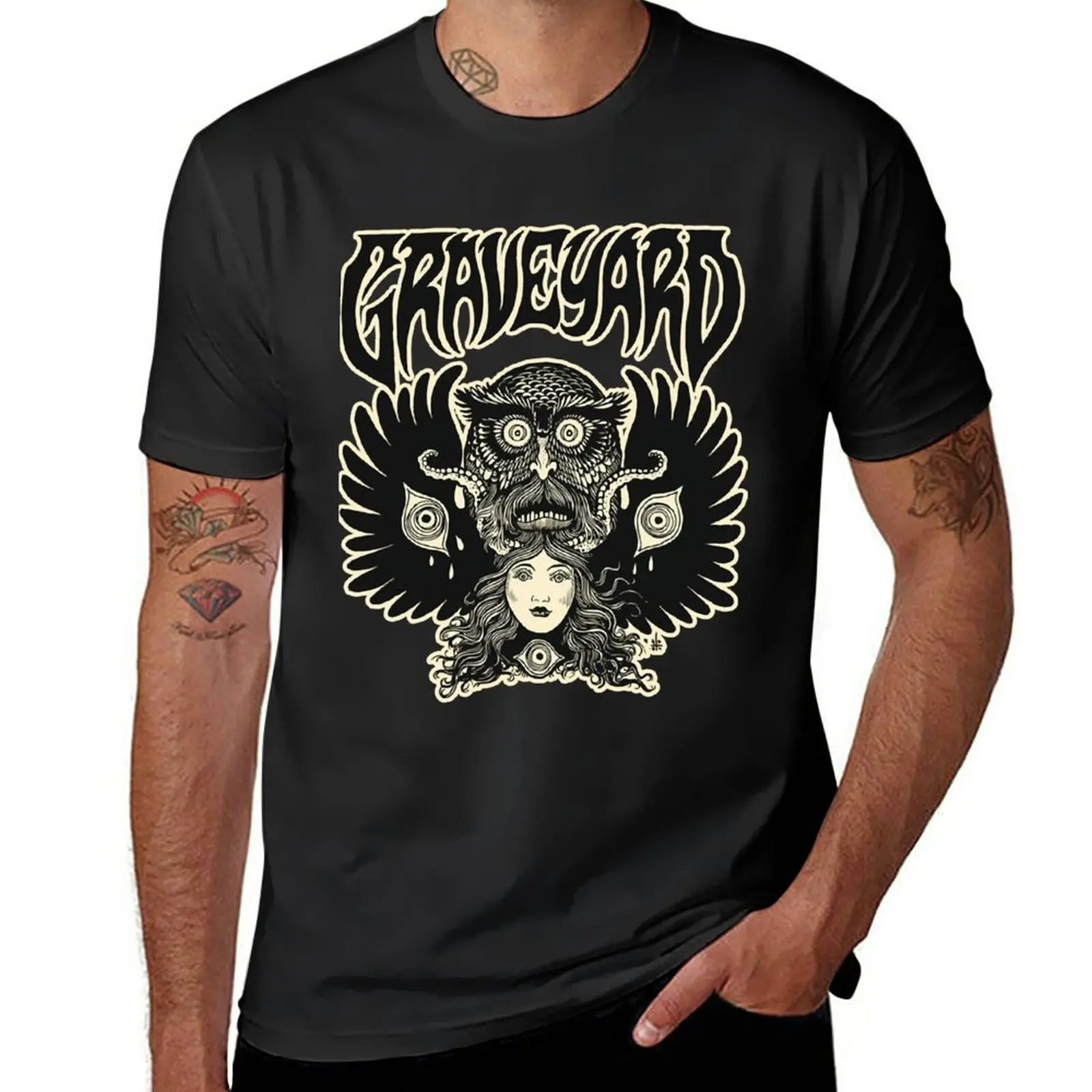 

New Best Graveyard Band Art T-Shirt sports fan t-shirts Aesthetic clothing Short sleeve mens clothing