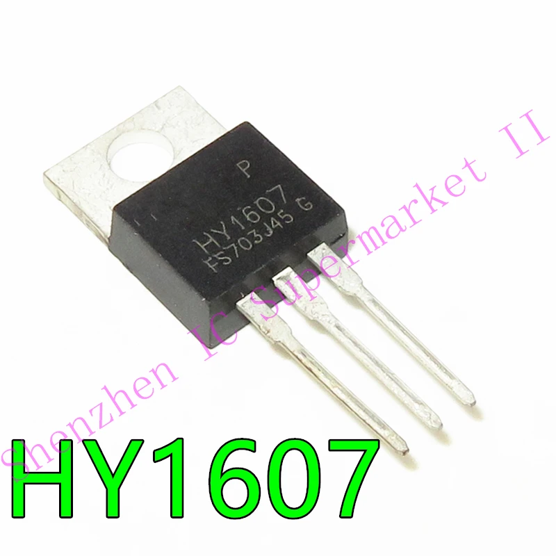 

5 шт., N-канальный МОП-транзистор HY1607 TO-220